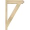 Ekena Millwork Traditional Rough Sawn Arts and Crafts Outlooker, Douglas Fir, 6"W x 22"D x 34"H OUT06X22X34TRA03RDF - alternate 3